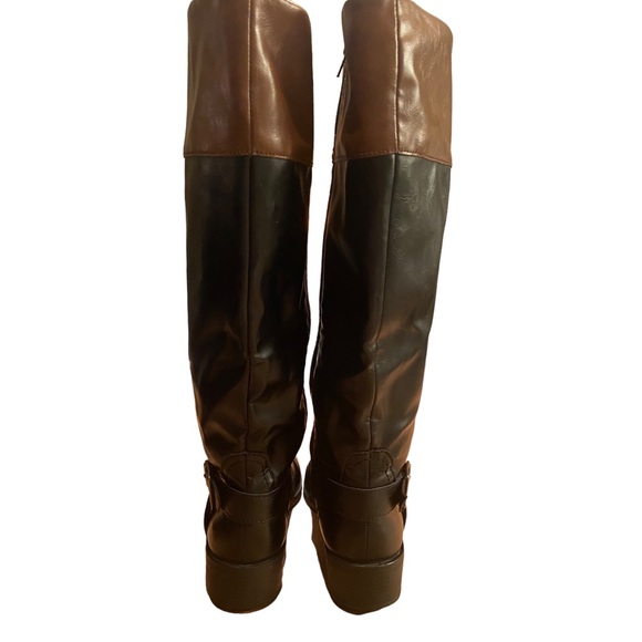 Arizona Jean Company (8.5M) Women’s Riding Boots Black and Brown Knee High - Picture 5 of 8
